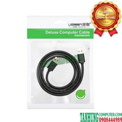 Cáp USB 2.0 2 đầu đực dài 3m chính hãng Ugreen 30136