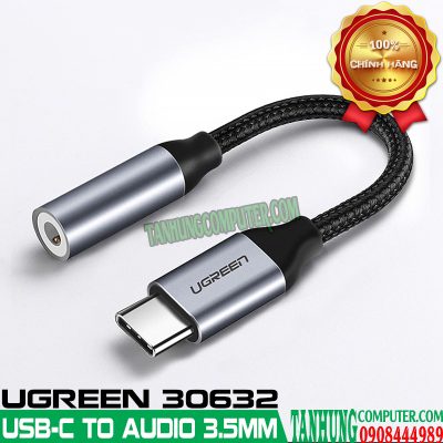 Cáp USB-C Sang Cổng Âm Thanh 3.5mm Cao Cấp Ugreen 30632
