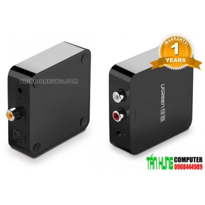 Bộ chuyển đổi Digital Audio sang Analog Audio (Optical to AV) chính hãng Ugreen 30910 (30523)