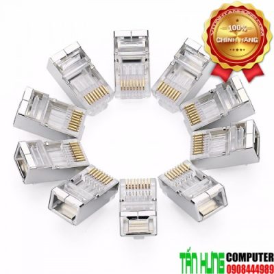 Đầu bấm mạng RJ45 Cat6 cao cấp Ugreen 20333 (Túi 10 cái)