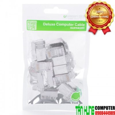 Đầu bấm mạng RJ45 Cat6 cao cấp Ugreen 20333 (Túi 10 cái)