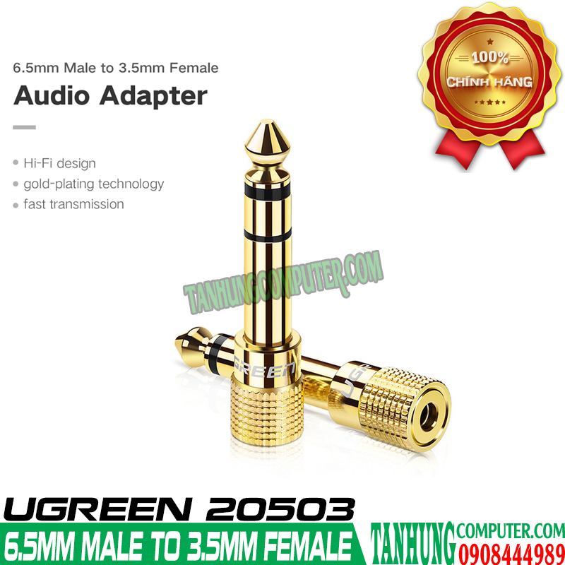 dau-chuyen-audio-6.5mm-to-3.5mm-cao-cap-ugreen-20503