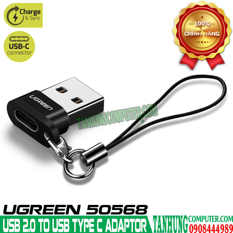 dau-chuyen-usb-2-0-to-usb-c-cao-cap-ugreen-50568