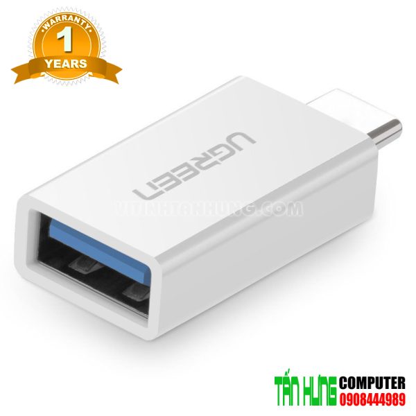 Đầu chuyển Type-C to USB 3.0 Ugreen chính hãng UG30155