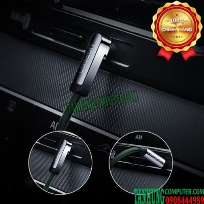 Dây AV 3.5mm (M/M) dài 1M Đầu Bẻ Góc 90 Độ Cao Cấp Ugreen 10597
