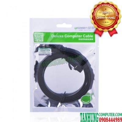 Cáp Mạng Cat 7 STP Dài 3M cao cấp Ugreen 11262 Dạng Dẹt Màu Đen