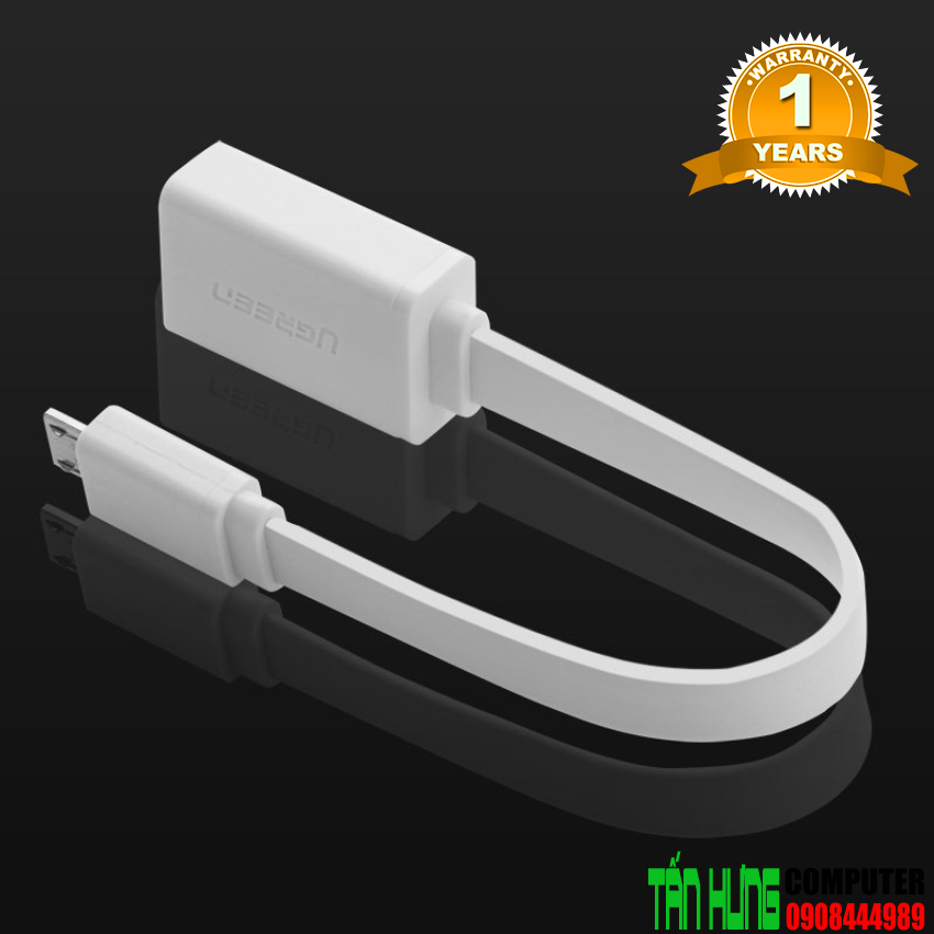 day-cap-micro-usb-otg-det-ugreen-us126-10395-10cm-mau-trang