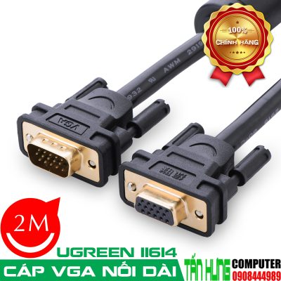 Cáp VGA Nối Dài 2M Cao Cấp Ugreen 11614