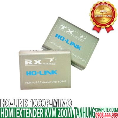 Bộ KVM HDMI+USB 200m Ho-Link 1080P-MIMO Chính hãng cao cấp