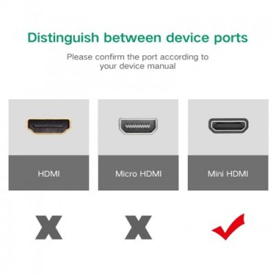 Cáp chuyển Mini HDMI Sang VGA Màn Hình, Máy Chiếu FullHD Ugreen 40270