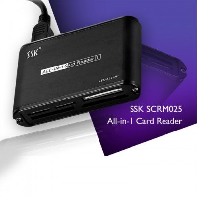 Đầu đọc thẻ nhớ đa năng SSK SCRM025 All In 1 Card Reader III