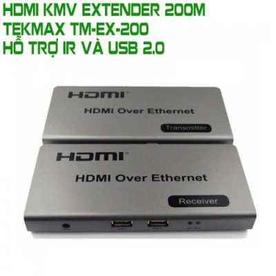 Bộ kéo dài HDMI+USB qua LAN 200M HO-LINK HL-HDMI-200KVM