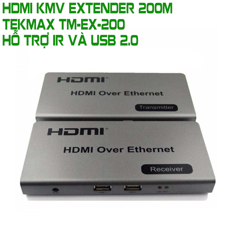 bo-khuech-dai-tin-hieu-hdmi-qua-day-mang-ho-tro-usb-tekmax-tm-ex-200