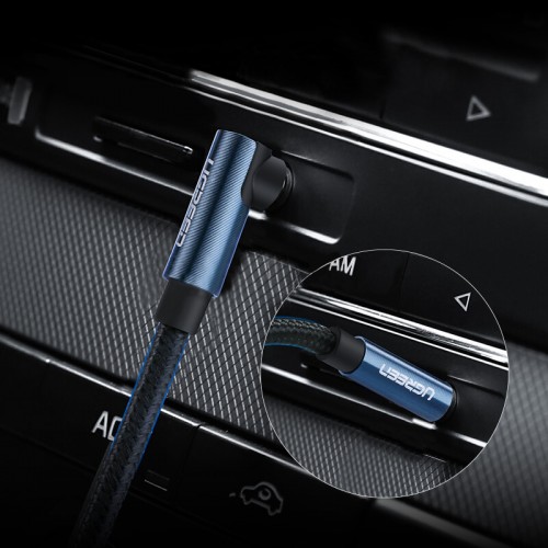 ugreen2060179203-500x500-1 Dây AV 3.5mm (M/M) dài 1M Đầu Hợp Kim Bẻ Góc 90 Bọc Lưới Ugreen 60179