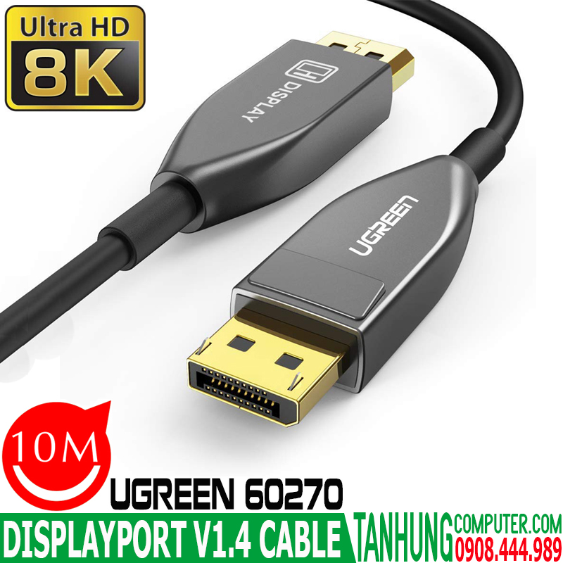 cap-displayport-1-4-soi-quang-dai-10m-ho-tro-8k60hz-ugreen-60270
