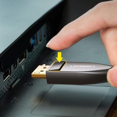 Cáp DisplayPort 1.4 Sợi Quang Dài 10M Hỗ trợ 8K60Hz Ugreen 60270