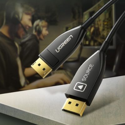 Cáp DisplayPort 1.4 Sợi Quang Dài 10M Hỗ trợ 8K60Hz Ugreen 60270