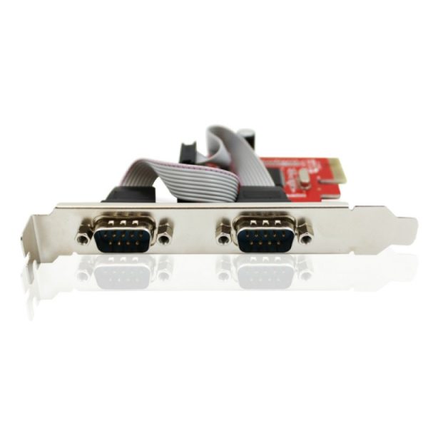 Card PCI-E to RS232 2Port Unitek Y-7504 chính hãng, dùng được cho miniPC