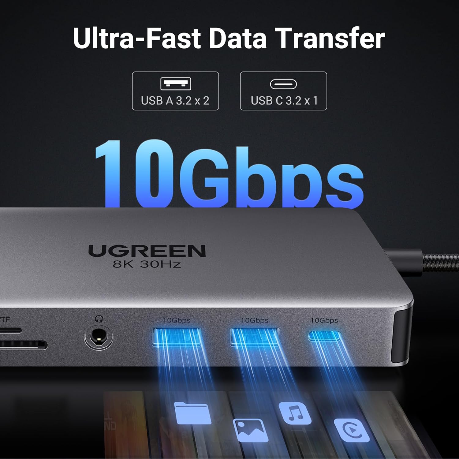 UGREEN Revodok Pro 109 9 in 1 USB C Hub