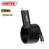 Cáp chuyển USB-C to HDMI 4K@60Hz dài 2m Unitek V1439ABK01, hỗ trợ cổng USB-C PD 100W