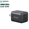 Củ Sạc Nhanh 2 Cổng 30W GaN Ugreen 65025 X516, USB-C & USB-A Hỗ Trợ QC4+, PD3.0