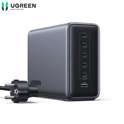 Trạm Sạc Để Bàn 6 Cổng 5C1A 500W Ugreen 55549B X759 – Sạc Đồng Thời Nhanh Chóng, An Toàn Và Tiện Lợi
