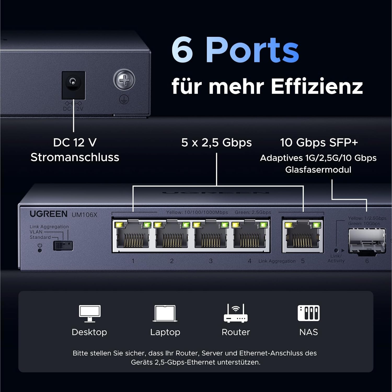 Bo Chia Mang Gigabit 5 Cong Lan 2 5gbps Va 10gbps Ugreen 35048eu Cm753 (8)