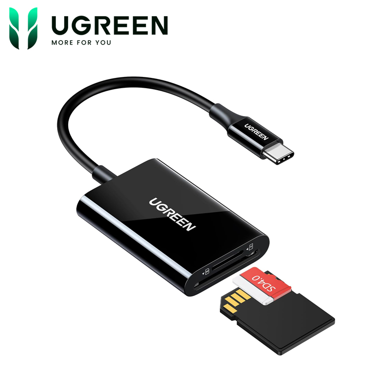 Đầu Đọc Thẻ SD/TF USB 3.0 Type-C Ugreen 35622 CM265 Hỗ Trợ Thẻ 2TB Tốc Độ 5Gbps