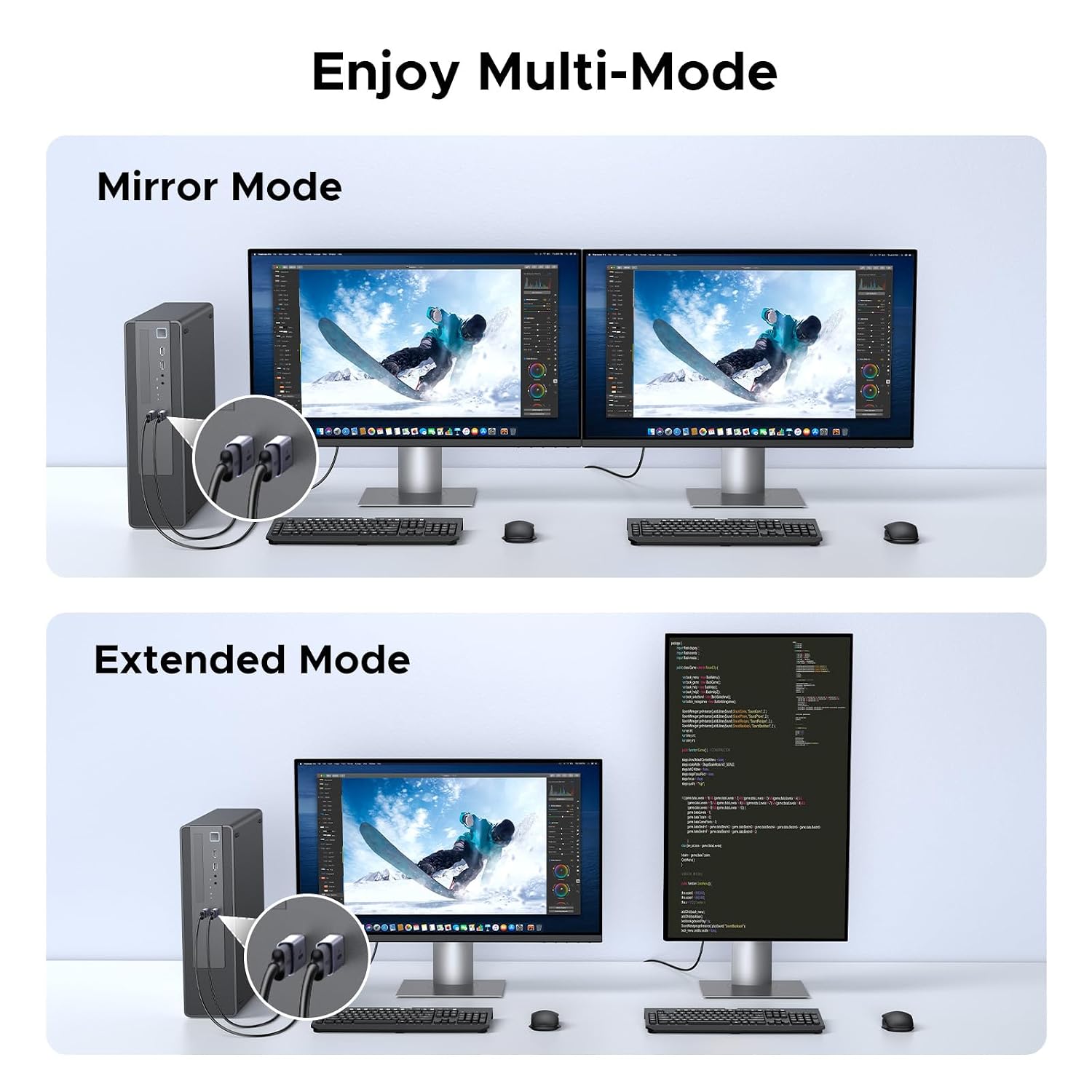 Bo 2 Dau Chuyen Displayport Sang Hdmi Ugreen 55935 Dp130 Ho Tro 4k30hz (4)
